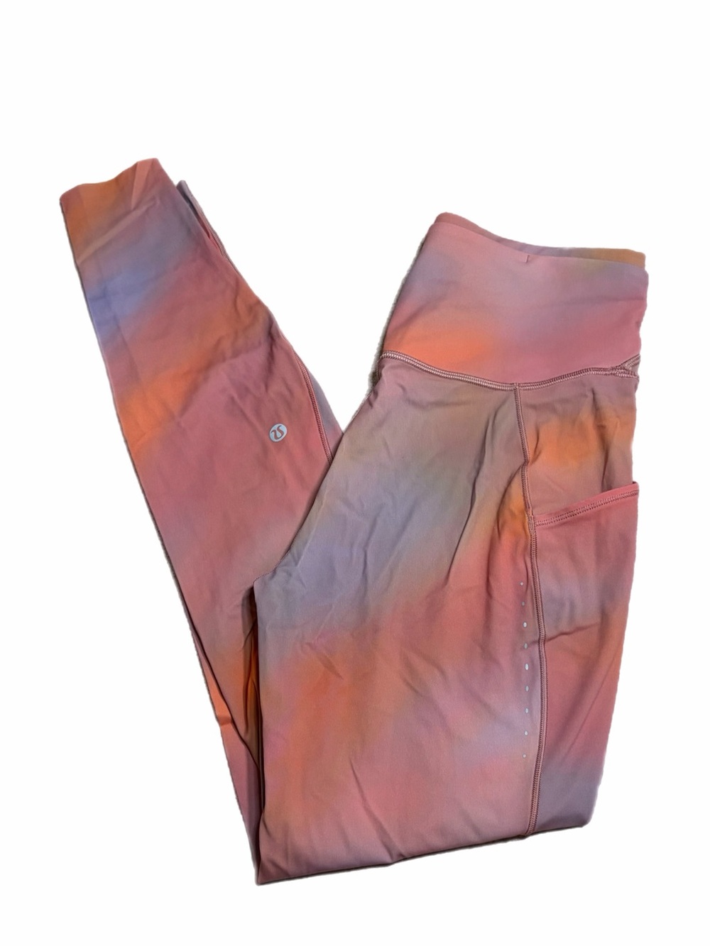 Lululemon Fast and Free High-Rise Tight 28" *5 Pocket (Chroma Drift Multi)Size 8